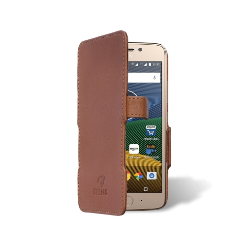 чохол-книжка на Motorola Moto G5 (XT1676) Світло-коричневий Stenk Сняты с производства фото 2
