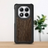 Кожаная накладка Stenk WoodBacker для Xiaomi Poco X7 Черный