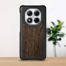 Кожаная накладка Stenk WoodBacker для Xiaomi Poco X7 Черный