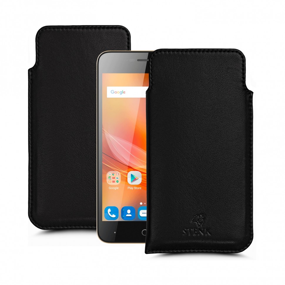 

Футляр Stenk Elegance для ZTE Blade A601 Чёрный, Черный