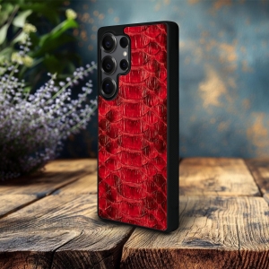 Накладка SkinBacker Python Scales для Samsung Galaxy S25 Ultra Червоний