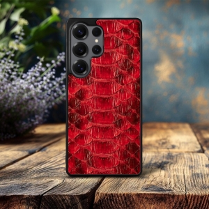 Накладка SkinBacker Python Scales для Samsung Galaxy S25 Ultra Червоний