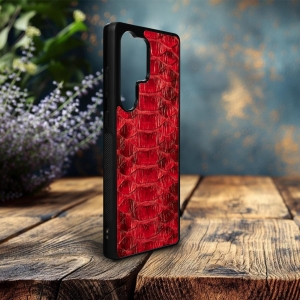 Накладка SkinBacker Python Scales для Samsung Galaxy S25 Ultra Червоний