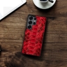 Накладка SkinBacker Python Scales для Samsung Galaxy S25 Ultra Червоний