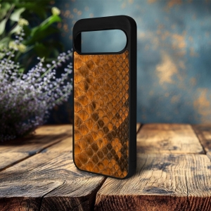 Накладка SkinBacker Mini Python Scales для Google Pixel 9 Pro Коричневий
