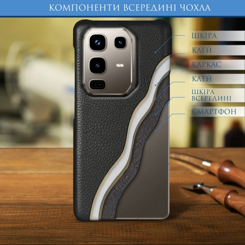 бампер на Infinix Note 50 Pro 4G Чорний Stenk Reptile фото 4