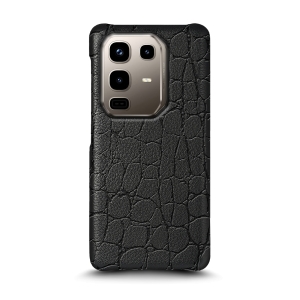 Шкіряна накладка Stenk Reptile Cover для Infinix Note 50 Pro 4G Чорний