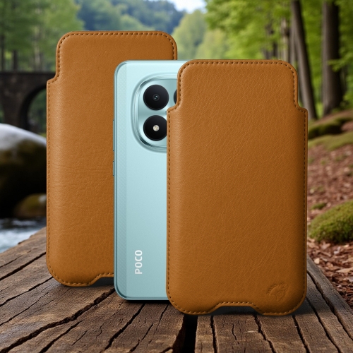 чохол-футляр на Xiaomi Poco M8 Pro Світло-коричневий Stenk Sportage фото 1