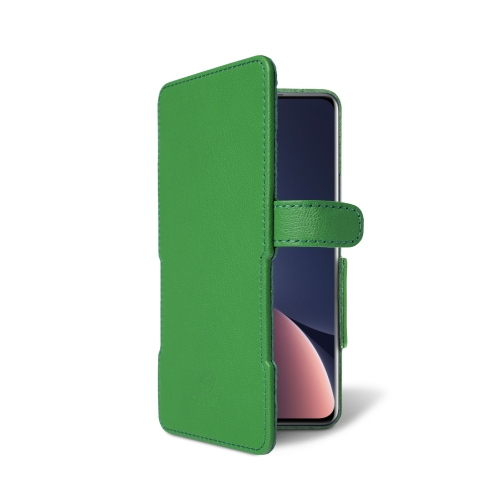 чехол-книжка на Xiaomi 12 Pro 5G Зелёный Stenk Prime фото 2