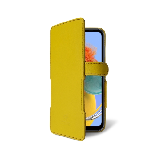 чехол-книжка на Samsung Galaxy M14 Желтый  Prime фото 2
