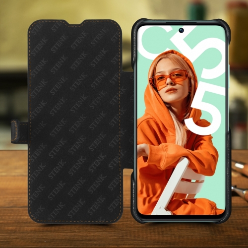 чехол-книжка на Realme C55 Черный Stenk Premium фото 2