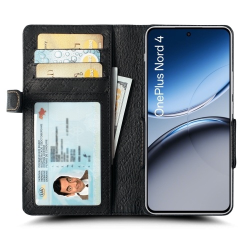 чехол-книжка на OnePlus Nord 4 Черный Stenk Wallet фото 2