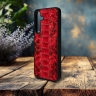 Накладка SkinBacker Python Scales для Samsung Galaxy S25 Красный