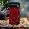Накладка SkinBacker Mini Python Scales для Google Pixel 9 Pro Красный