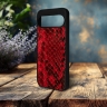 Накладка SkinBacker Mini Python Scales для Google Pixel 9 Pro Красный