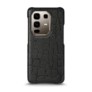 Шкіряна накладка Stenk Reptile Cover для Infinix Note 50 Pro Plus 5G Чорний