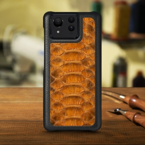 Накладка Stenk ExBacker Python Scales для ASUS ZenFone 11 Ultra Коричневий