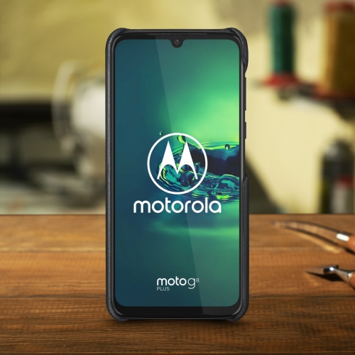 бампер на Motorola Moto G8 Plus Черный Stenk Cover WoodBacker фото 2