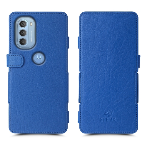 чехол-книжка на Motorola Moto G51 5G Ярко-синий Stenk Prime фото 1