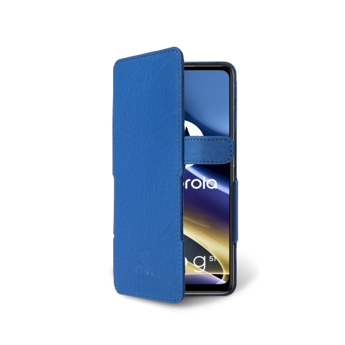 чехол-книжка на Motorola Moto G51 5G Ярко-синий Stenk Prime фото 2