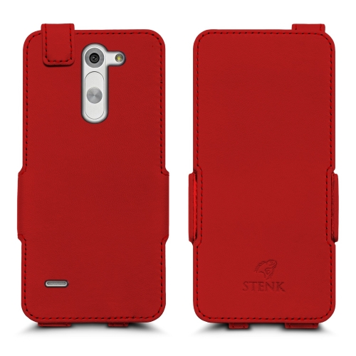 чохол-фліп на LG G3 Stylus Duo D690 Червоний Stenk Сняты с производства фото 1