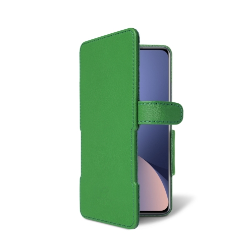 чехол-книжка на Xiaomi 12 5G Зелёный Stenk Prime фото 2