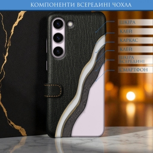 Чохол книжка Stenk Premium для Samsung Galaxy S23 Чорний