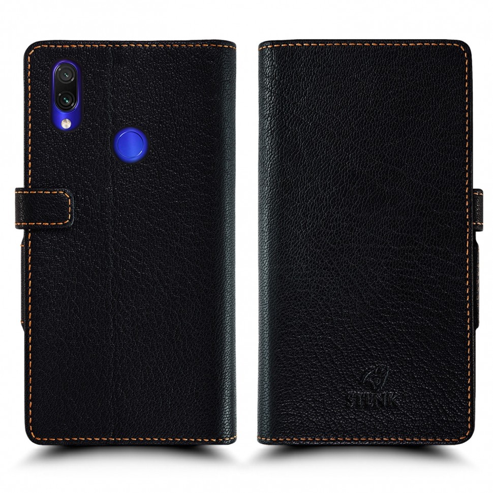 

Чехол книжка Stenk Wallet для Xiaomi Redmi Note 7 Чёрный, Черный