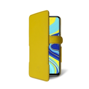 Чехол книжка Stenk Prime для Xiaomi Redmi Note 9S Желтый