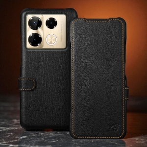 Чехол книжка Stenk Premium для Infinix Note 40 Pro Plus Чёрный