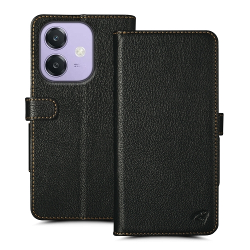 чехол-книжка на OPPO A3 4G Черный Stenk Wallet фото 1