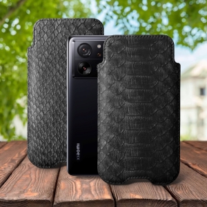 Футляр Stenk Sportage Python для Xiaomi 13T Pro Чорний
