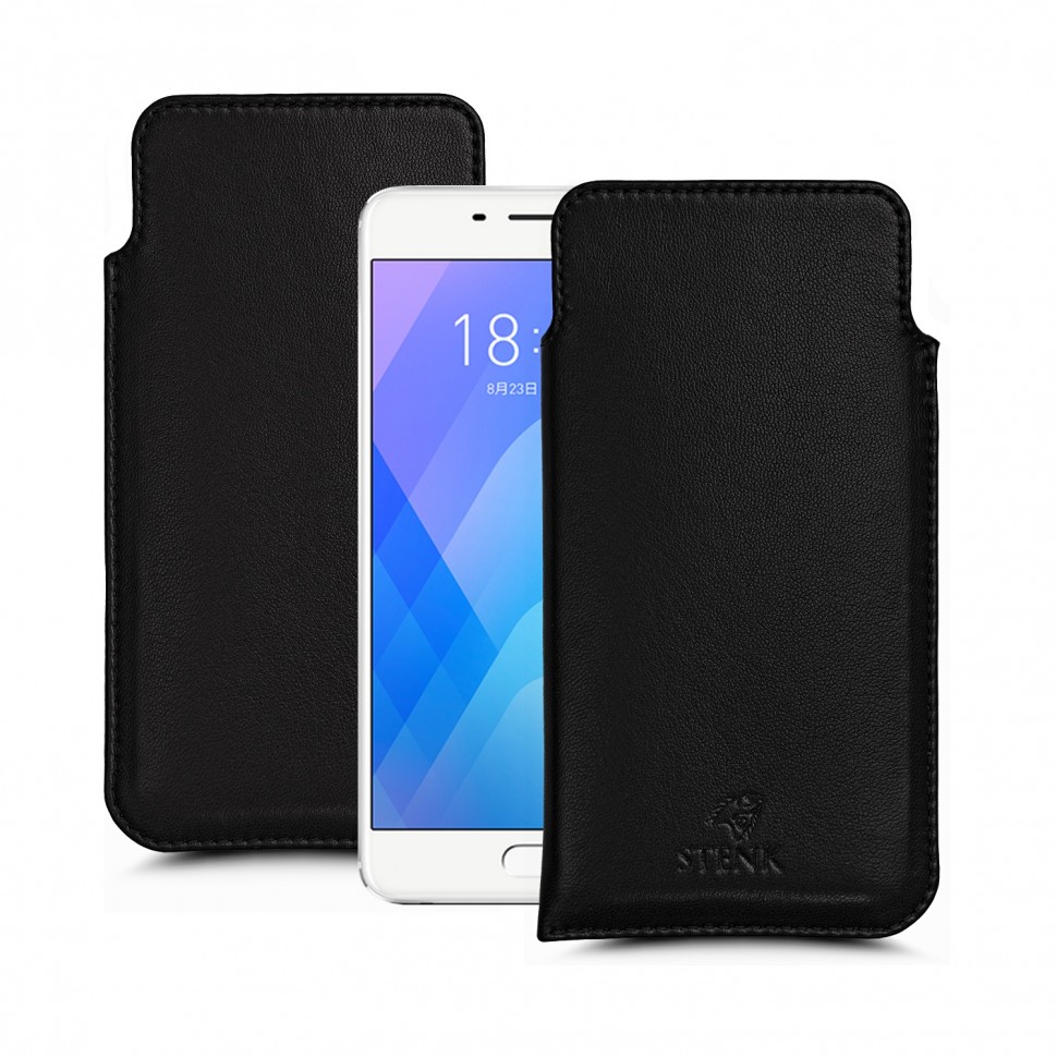 

Футляр Stenk Elegance для Meizu M6 Note Чёрный, Черный