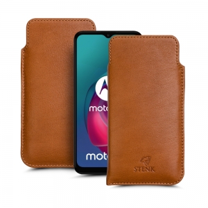 Футляр Stenk Elegance для Motorola Moto G30 Camel