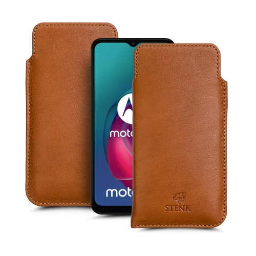 чохол-футляр на Motorola Moto G30 Світло-коричневий Stenk Elegance фото 1