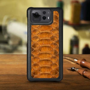 Накладка Stenk ExBacker Python Scales для ASUS Zenfone 12 Ultra Коричневий