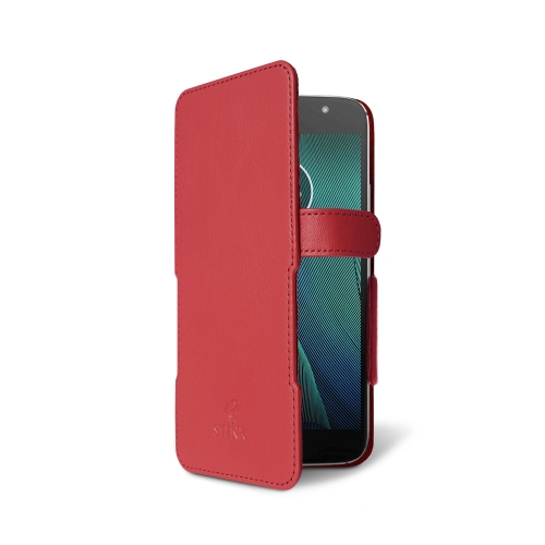 чехол-книжка на Motorola Moto G5S Plus Красный Stenk Prime фото 2