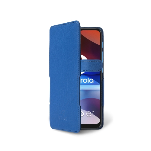 чехол-книжка на Motorola Moto E7 Power Ярко-синий Stenk Prime фото 2