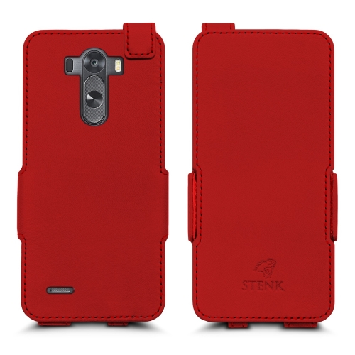 чохол-фліп на LG G3s Duo D724 Червоний Stenk Сняты с производства фото 1
