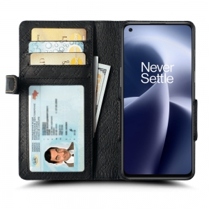 Чехол книжка Stenk Wallet для OnePlus Nord 2T Чёрный