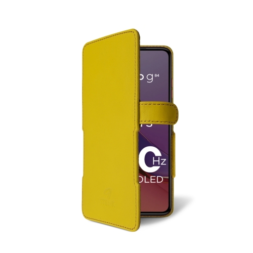 чехол-книжка на Motorola Moto G84 Желтый Stenk Prime фото 2