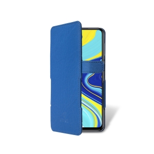 Чехол книжка Stenk Prime для Xiaomi Redmi Note 9S Ярко-синий