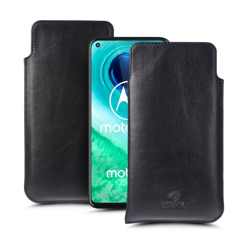 чехлы-футляры на Motorola Moto G8 Черный Stenk Elegance фото 1