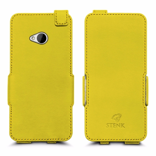 чохол-фліп на HTC One 802w Жовтий Stenk Сняты с производства фото 1