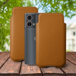 Футляр Stenk Sportage для Motorola Moto G85 Camel