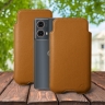 Футляр Stenk Sportage для Motorola Moto G85 Camel