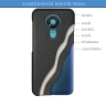 Кожаная накладка Stenk Cover для Nokia 3.4 Чёрная