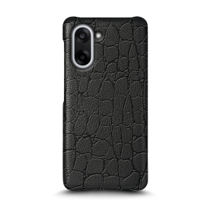 Шкіряна накладка Stenk Reptile Cover для OnePlus Nord CE5 Чорний