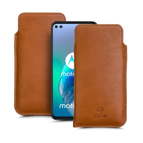 чехлы-футляры на Motorola Moto G100 Светло-коричневый Stenk Elegance фото 1