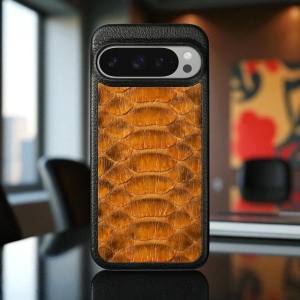 Накладка Stenk ExBacker Python Scales для Google Pixel 9 Pro XL Коричневый